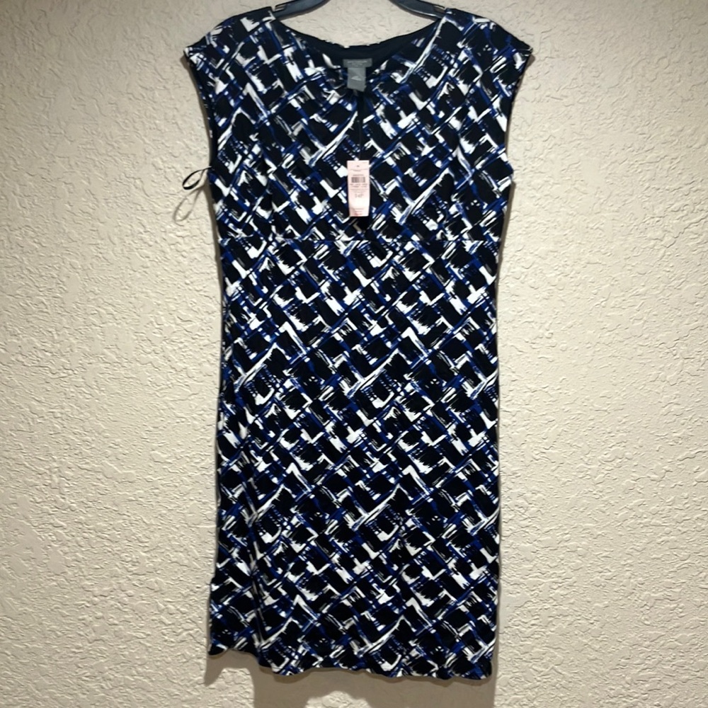 Ann Taylor size 14P sleeveless sheath dress. New with tags.